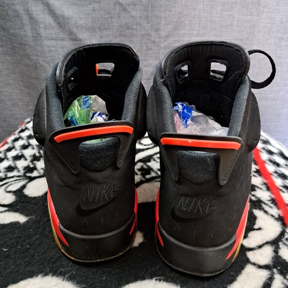 %Size 11 Nike Air Jordan 6 Retro Infrared 2019 384664-060 Men AJ3 main image 6